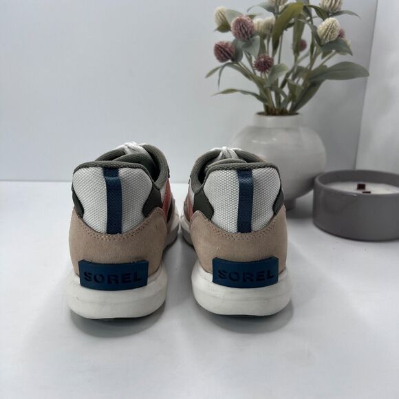 Sorel Explorer II Lace Up Sneaker Low WP Sea Salt NL4883-125 Women's 7.5 - Picture 4 of 9